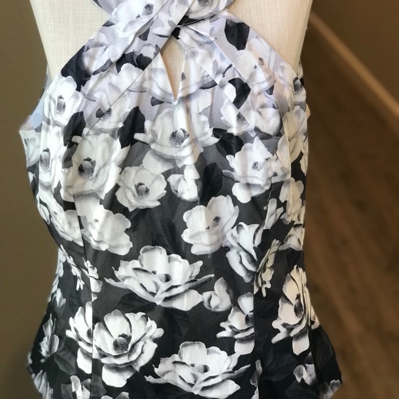 White House Black Market Tops - White House Black Market size 14 floral bustier